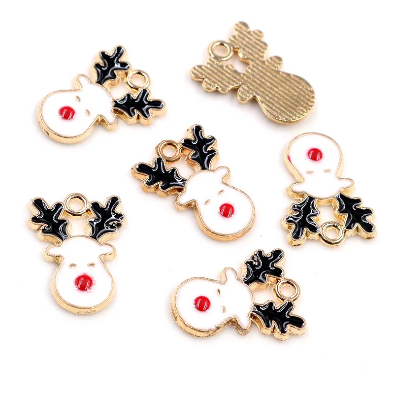 10pcs Enamel Christmas Charm Pendant for DIY Jewelry Making Necklace Bracelet Earring Findings Alloy Craft Jewelry Supplies 10pcs Enamel Christmas Charm Pendant for DIY Jewelry Making Necklace Bracelet Earring Findings Alloy Craft Jewelry Supplies