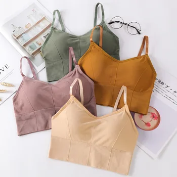 Fashion Seamless Bras With Chest Pad Ladies Wrapped Chest Women Bottom Tube Top
Fashion Seamless Bras With Chest Pad Ladies Wrapped Chest Women Bottom Tube Top