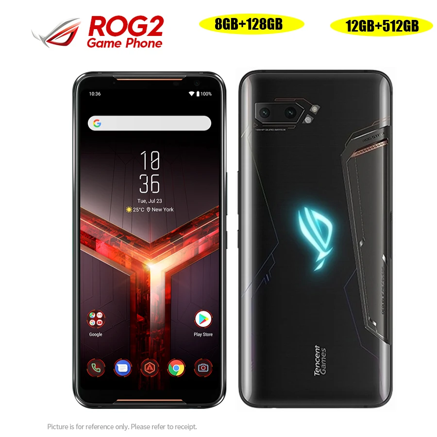 Asus ROG Phone II ZS660KL мобильный телефон 6 59 "8/12 Гб Оперативная память 128/512 ГБ Встроенная