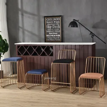 Luxury Golden Iron Dining Chair Creative Backchair Restaurant Customized Dressing Stools Livingroom Chair Bar Stool
Luxury Golden Iron Dining Chair Creative Backchair Restaurant Customized Dressing Stools Livingroom Chair Bar Stool