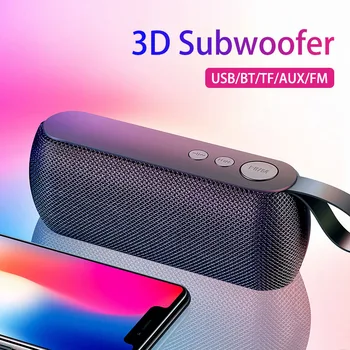 2020 Portable Bluetooth Speaker Wireless Loudspeaker Mini Sound System 3D Stereo Column AUX TF USB Outdoor Boombox Speaker Box
2020 Portable Bluetooth Speaker Wireless Loudspeaker Mini Sound System 3D Stereo Column AUX TF USB Outdoor Boombox Speaker Box