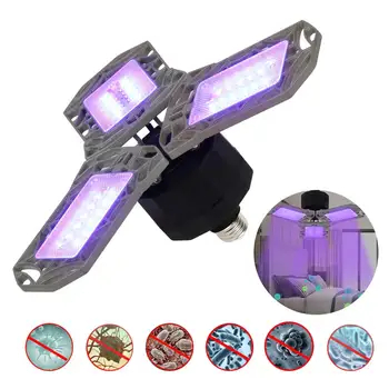 New 60W E27 Lighting Sterilization 2in1 UVC Disinfection Lamp Folding Lamp Garage AC85-265V UV Sterilizer Light
New 60W E27 Lighting Sterilization 2in1 UVC Disinfection Lamp Folding Lamp Garage AC85-265V UV Sterilizer Light