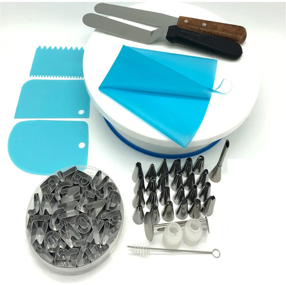 63 Pieces Mounting Turntable Kit With Mouth Spatula Scraper And Nail Decorating Tip Sets Plastic Silicone Molds
63 Pieces Mounting Turntable Kit With Mouth Spatula Scraper And Nail Decorating Tip Sets Plastic Silicone Molds