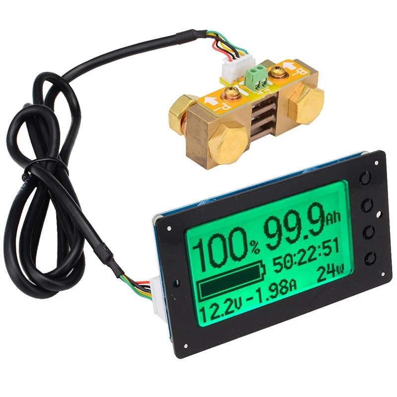 100V 350A Lead-Acid Lithium Battery Capacity Tester Voltage Current Display Coulometer Coulomb Counter Promotion
100V 350A Lead-Acid Lithium Battery Capacity Tester Voltage Current Display Coulometer Coulomb Counter Promotion