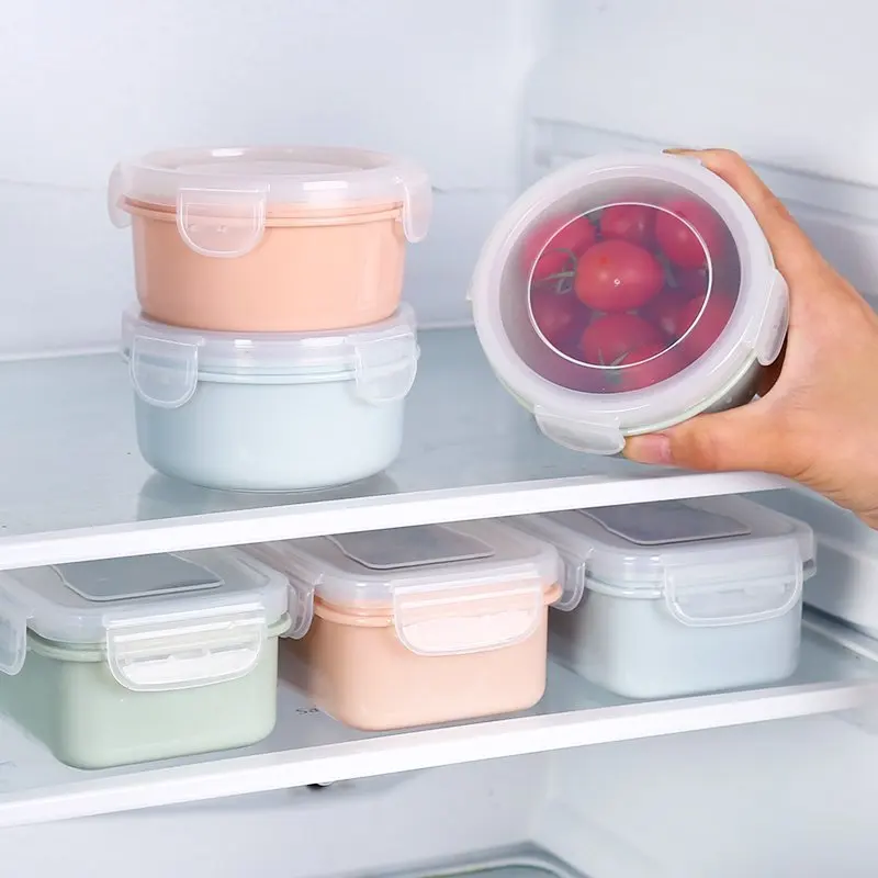 Food Refrigerator Storage Box Plastic Mini Lunch Box Kitchen Storage Box Rectangular Round Sealed Box
Food Refrigerator Storage Box Plastic Mini Lunch Box Kitchen Storage Box Rectangular Round Sealed Box