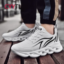 

CYYTL Flame Increased Sneakers for Men Casual Comfortable Fashion Blade Sport Shoes Outdoor Running Tennis Deportivas Hombre