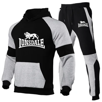 New Men's Fashion Tracksuit Casual Sportsuit Hoodies/Sweatshirts Sportswear Hoodie+Pants Set Block Patchwork Clothing Streetwear
New Men's Fashion Tracksuit Casual Sportsuit Hoodies/Sweatshirts Sportswear Hoodie+Pants Set Block Patchwork Clothing Streetwear