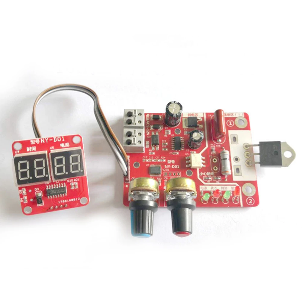 100A/40A Digital display Spot welding time and current controller panel timing Ammeter Spot Welders control Board
100A/40A Digital display Spot welding time and current controller panel timing Ammeter Spot Welders control Board