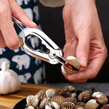 ZLCA Blood Clam Clip Kitchen Tool Multi-Function Open Clamshell Zinc Alloy Seafood Clip Automatic Spring Design Food Clip
ZLCA Blood Clam Clip Kitchen Tool Multi-Function Open Clamshell Zinc Alloy Seafood Clip Automatic Spring Design Food Clip