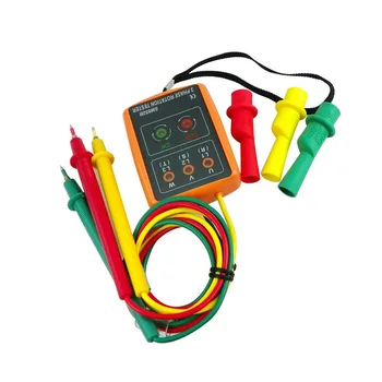 SM852B Detector Lightweight Portable Sequence Rotation Tester Voltage Phase Indicator Digital Presence Led Meter Multi Function
SM852B Detector Lightweight Portable Sequence Rotation Tester Voltage Phase Indicator Digital Presence Led Meter Multi Function