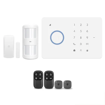 315MHz Wireless Auto-dial GSM Alarm Security System APP Remote Control LCD/RFID Touch Keypad Home Burglar Security Alarm System
315MHz Wireless Auto-dial GSM Alarm Security System APP Remote Control LCD/RFID Touch Keypad Home Burglar Security Alarm System