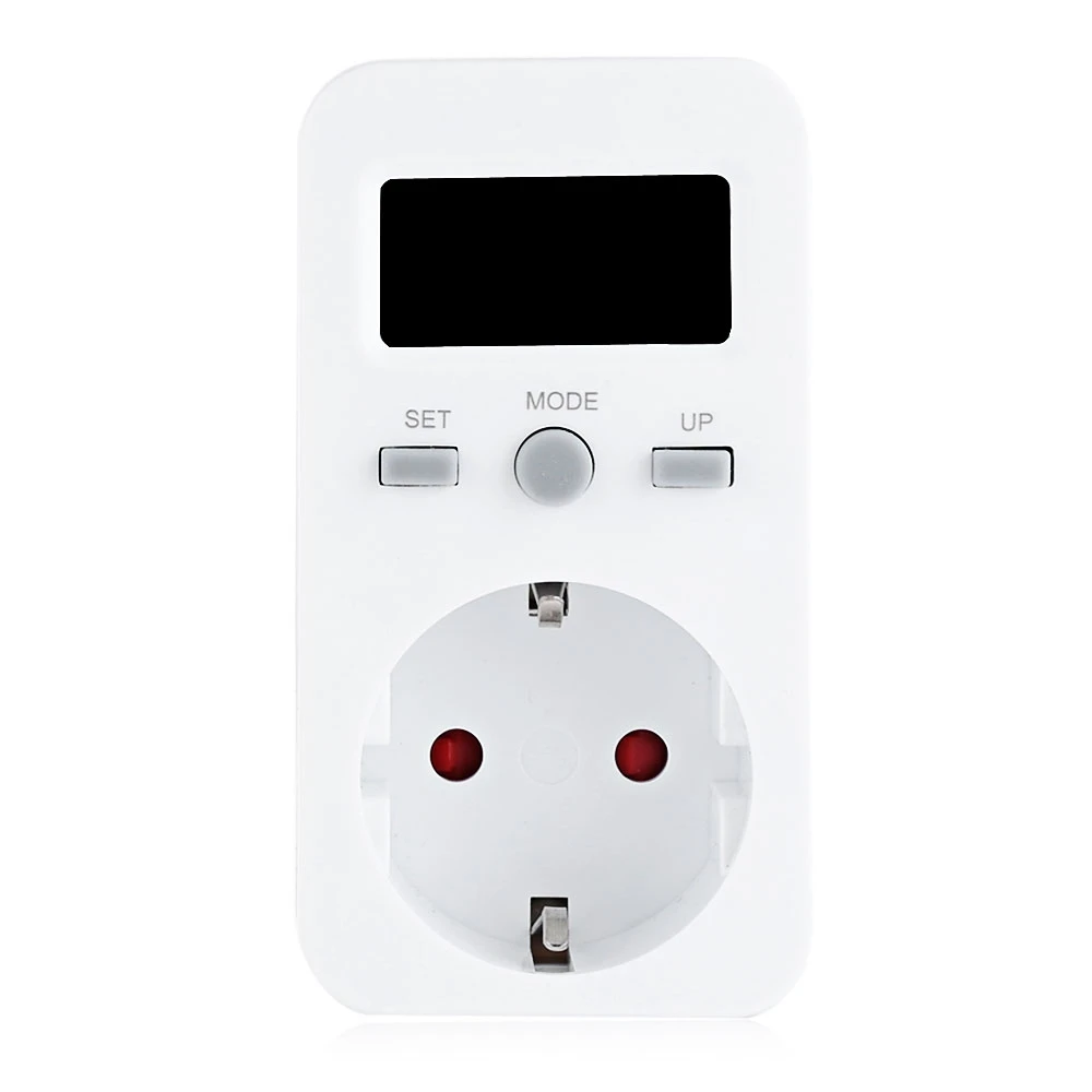 EU Plug Plug-in Digital wattmeter LCD Energy Monitor Power Meter Electricity Electric swr meter Usage Monitoring Socket
EU Plug Plug-in Digital wattmeter LCD Energy Monitor Power Meter Electricity Electric swr meter Usage Monitoring Socket
