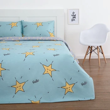 Bed linen 2 joint ventures LoveLife "Stars" color pale blue, 175x230 cm, 200x225 cm, 50x70 cm -2 pieces
Bed linen 2 joint ventures LoveLife "Stars" color pale blue, 175x230 cm, 200x225 cm, 50x70 cm -2 pieces