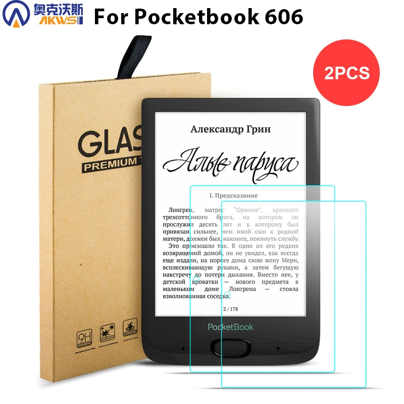 Tempered Glass for Pocketbook 606 2020 HD Screen protector for All New Pocketbook 606 Scratch Resistance Shockproof Film 2pcs
Tempered Glass for Pocketbook 606 2020 HD Screen protector for All New Pocketbook 606 Scratch Resistance Shockproof Film 2pcs