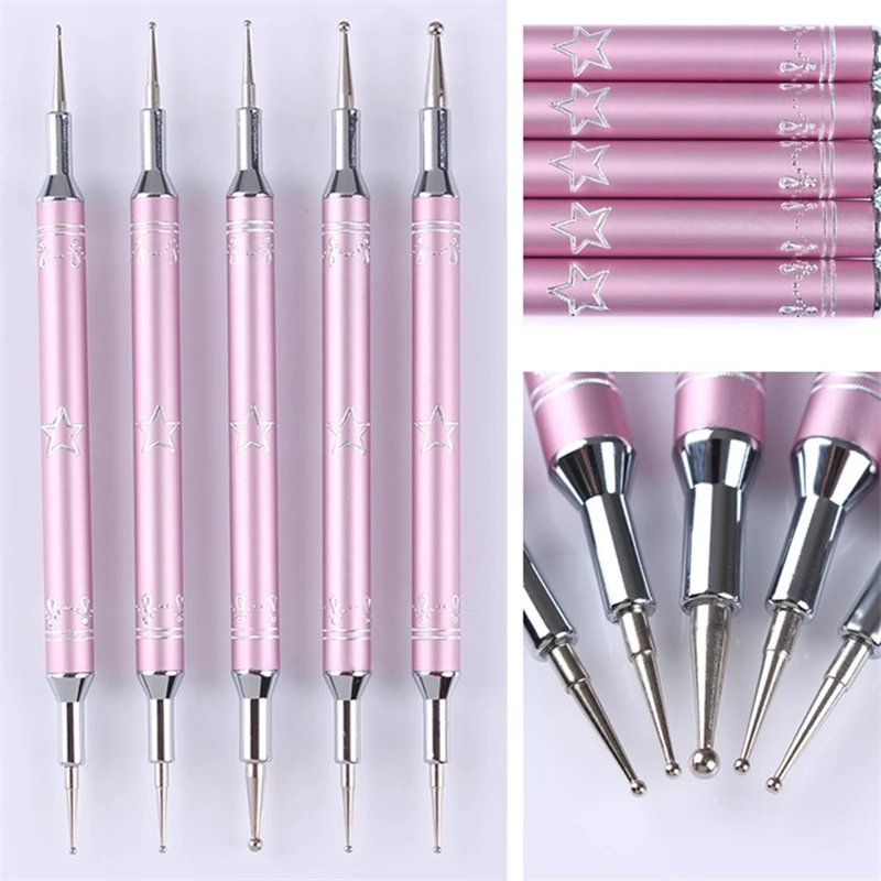 5Pcs/set Dual-ended Nail Dotting Pen Crystal Beads Nail Rhinestone Studs Picker Pink Dotting Pen Handle Nail Art DIY Design Tool
5Pcs/set Dual-ended Nail Dotting Pen Crystal Beads Nail Rhinestone Studs Picker Pink Dotting Pen Handle Nail Art DIY Design Tool