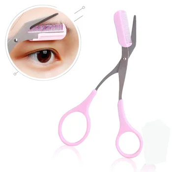 1pcs Eyebrow Trimmer Scissors Comb Eyelash Hair Scissors Clips Shaping Eyebrow Razor Grooming Trimmer TN
1pcs Eyebrow Trimmer Scissors Comb Eyelash Hair Scissors Clips Shaping Eyebrow Razor Grooming Trimmer TN