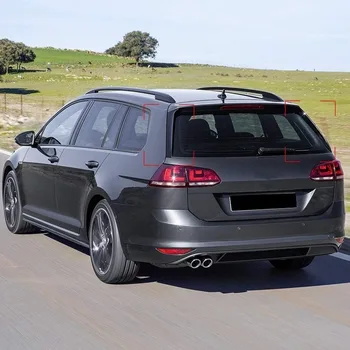 Accessories ABS Plastic Rear Wing Roof Side Spoiler Glossy Black Compatible With Volkswagen Golf Variant Wagen 2015-2018 Year 
Accessories ABS Plastic Rear Wing Roof Side Spoiler Glossy Black Compatible With Volkswagen Golf Variant Wagen 2015-2018 Year