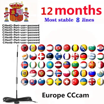 Special for Spain Stable Europe HD cccam 8line for SPAIN Portugal Satellite cccam server receptor satellite finder for 1 year
Special for Spain Stable Europe HD cccam 8line for SPAIN Portugal Satellite cccam server receptor satellite finder for 1 year