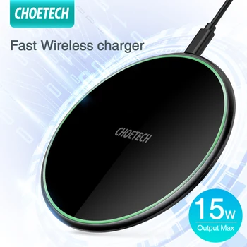 CHOETECH Charger Inalámbrico15W Qi Fast Charge for Samsung S10 S9 Fast Charger Pad for iPhone 11X8 pad wireless charging
CHOETECH Charger Inalámbrico15W Qi Fast Charge for Samsung S10 S9 Fast Charger Pad for iPhone 11X8 pad wireless charging
