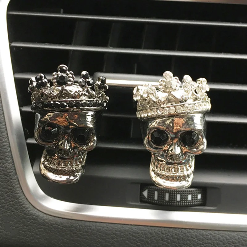 Metal Skull Car Air Freshener Perfume Clip Air Vent Outlet Car Fragrance Diffuser Car Scent Smell Car Accessory Auto Decoration
Metal Skull Car Air Freshener Perfume Clip Air Vent Outlet Car Fragrance Diffuser Car Scent Smell Car Accessory Auto Decoration