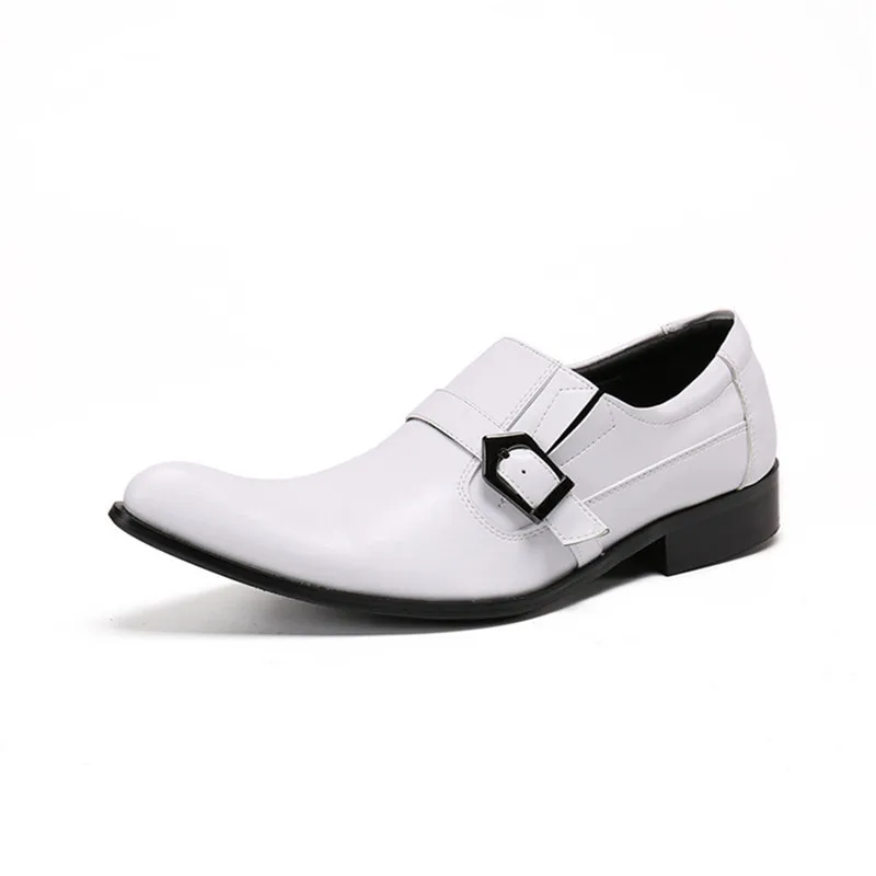 Italian Style Men's Dress Shoes Handmade Buckle Office Oxfords Shoes Men White Formal Business Leather Shoes Male Zapatos Hombre
Italian Style Men's Dress Shoes Handmade Buckle Office Oxfords Shoes Men White Formal Business Leather Shoes Male Zapatos Hombre