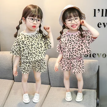 2020 Spring Summer Girls Leopard Print Fashion Personality Beautiful Short Sleeve Two-piece Set
2020 Spring Summer Girls Leopard Print Fashion Personality Beautiful Short Sleeve Two-piece Set