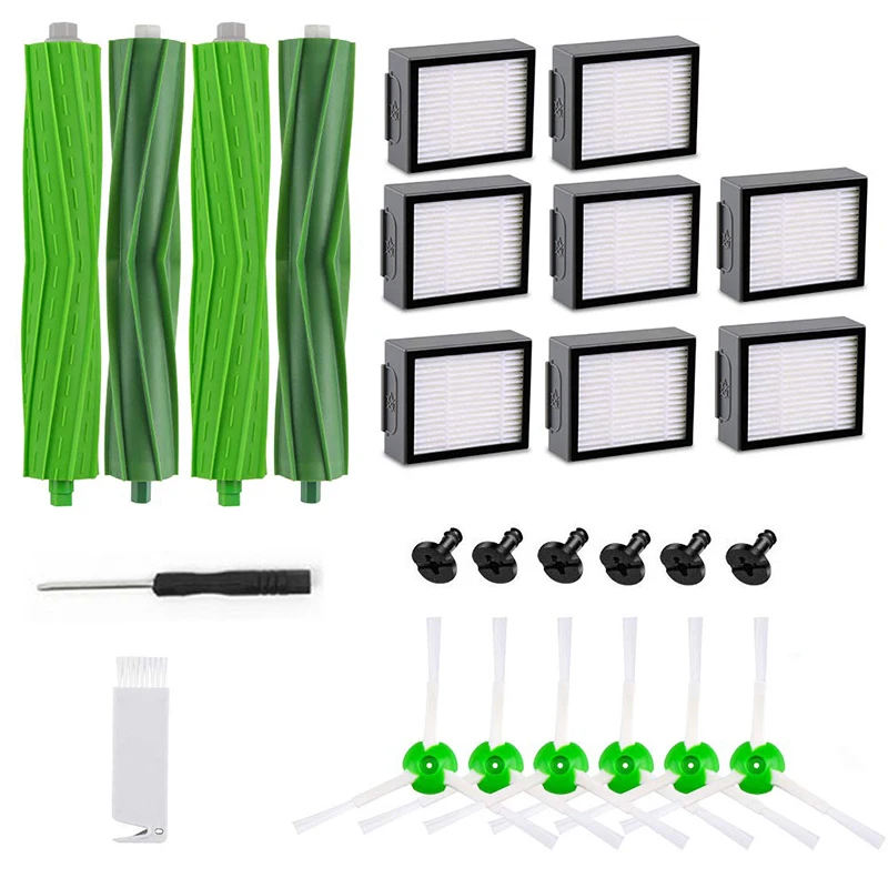 Vacuum Replacement Filter Rubber Side Brush Set For IRobot Roomba I7 I7 Plus E5 E6 E7 Household Cleaning Supply Vac Cleaner Part
Vacuum Replacement Filter Rubber Side Brush Set For IRobot Roomba I7 I7 Plus E5 E6 E7 Household Cleaning Supply Vac Cleaner Part