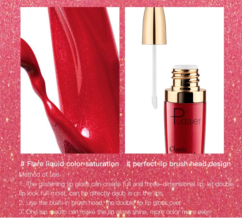 Pudaier 18 Color Glitter Flip Lip Gloss Matte Lipstick for Lips Tint Gloss Liquid Shimmer Lipstick Long Lasting Lip Stick Makeup
Pudaier 18 Color Glitter Flip Lip Gloss Matte Lipstick for Lips Tint Gloss Liquid Shimmer Lipstick Long Lasting Lip Stick Makeup
