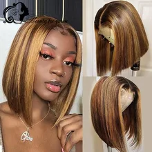 Highlight Wig Human Hair Short Bob Wig Lace Front Human Hair HD Transparent Lace Frontal Wig For Women PrePlucked Remy Hair 180%
Highlight Wig Human Hair Short Bob Wig Lace Front Human Hair HD Transparent Lace Frontal Wig For Women PrePlucked Remy Hair 180%