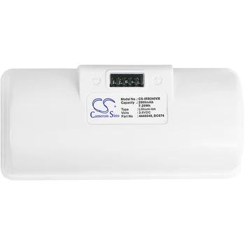 Cameron Sino Battery for iRobot Braava Jet 240 Braava Jet 241 Braava Jet 244, 245 Replacement 4446040 BC674 2000mAh
Cameron Sino Battery for iRobot Braava Jet 240 Braava Jet 241 Braava Jet 244, 245 Replacement 4446040 BC674 2000mAh