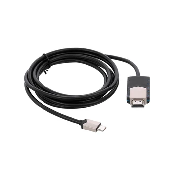 2m/6.56ft 4K UHD Type-C to HD Adapter Cable USB-C Converter AV Converter for Macbook TV Projector (Black)
2m/6.56ft 4K UHD Type-C to HD Adapter Cable USB-C Converter AV Converter for Macbook TV Projector (Black)