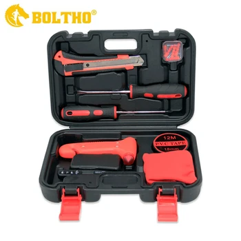 BOLTHO 10-Piece Home Repair Tool Set - General Household Hand Tool Kit with Plastic Toolbox Storage Case
BOLTHO 10-Piece Home Repair Tool Set - General Household Hand Tool Kit with Plastic Toolbox Storage Case