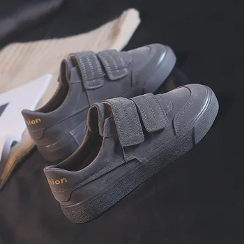 Women Sneakers 2019 Solid Color Low Suede Leather Shoes Hook Loop Beige Casual Shoes Girls All Match Tenis Feminino Basic Style
Women Sneakers 2019 Solid Color Low Suede Leather Shoes Hook Loop Beige Casual Shoes Girls All Match Tenis Feminino Basic Style