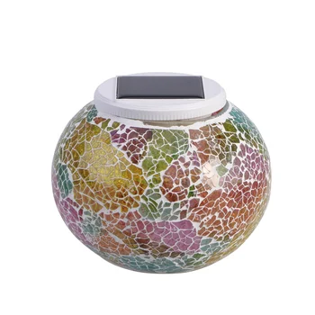 Solar Powered Mosaic Glass Ball LED Garden Lights Color Changing Solar Table Lamps Waterproof Solar Outdoor Lights for Christmas
Solar Powered Mosaic Glass Ball LED Garden Lights Color Changing Solar Table Lamps Waterproof Solar Outdoor Lights for Christmas