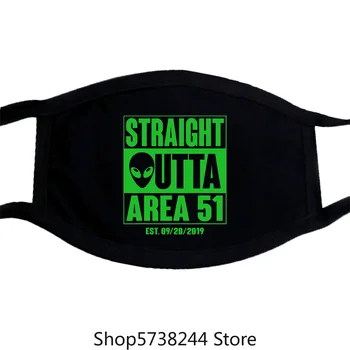 Straight Outta Area 51 Mask Ufo Alien Washable Reusable Mask for Unisex Black 
Straight Outta Area 51 Mask Ufo Alien Washable Reusable Mask for Unisex Black