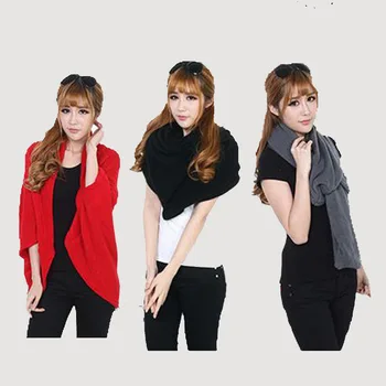 Hot Sell Autumn Women Knitting Wool Wrap Coat Shawl Loose Winter Warm Lady Batwing Sweater Cardigan Knitted Scarf
Hot Sell Autumn Women Knitting Wool Wrap Coat Shawl Loose Winter Warm Lady Batwing Sweater Cardigan Knitted Scarf