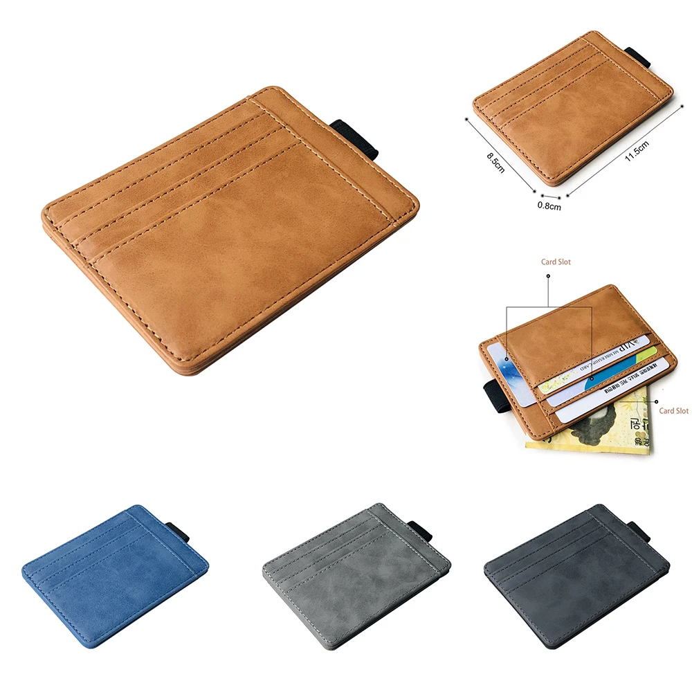 Men Women Card Holder Pu Leather Credit Card Holder Vintage Designer Travel Card Wallets
Men Women Card Holder Pu Leather Credit Card Holder Vintage Designer Travel Card Wallets