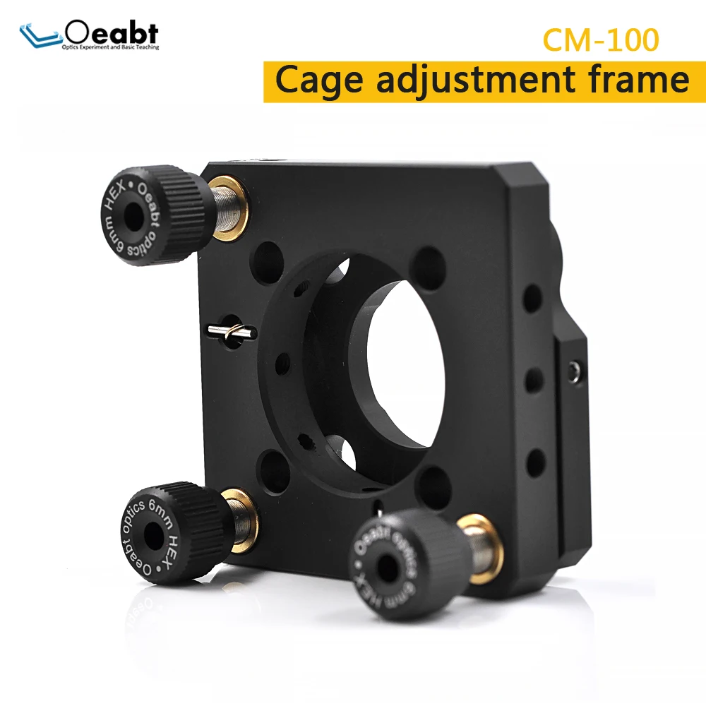 Mc-100 cage precision adjustment mirror frame 30mm cage system two-dimensional experiment mirror frame fine tuning optics
Mc-100 cage precision adjustment mirror frame 30mm cage system two-dimensional experiment mirror frame fine tuning optics