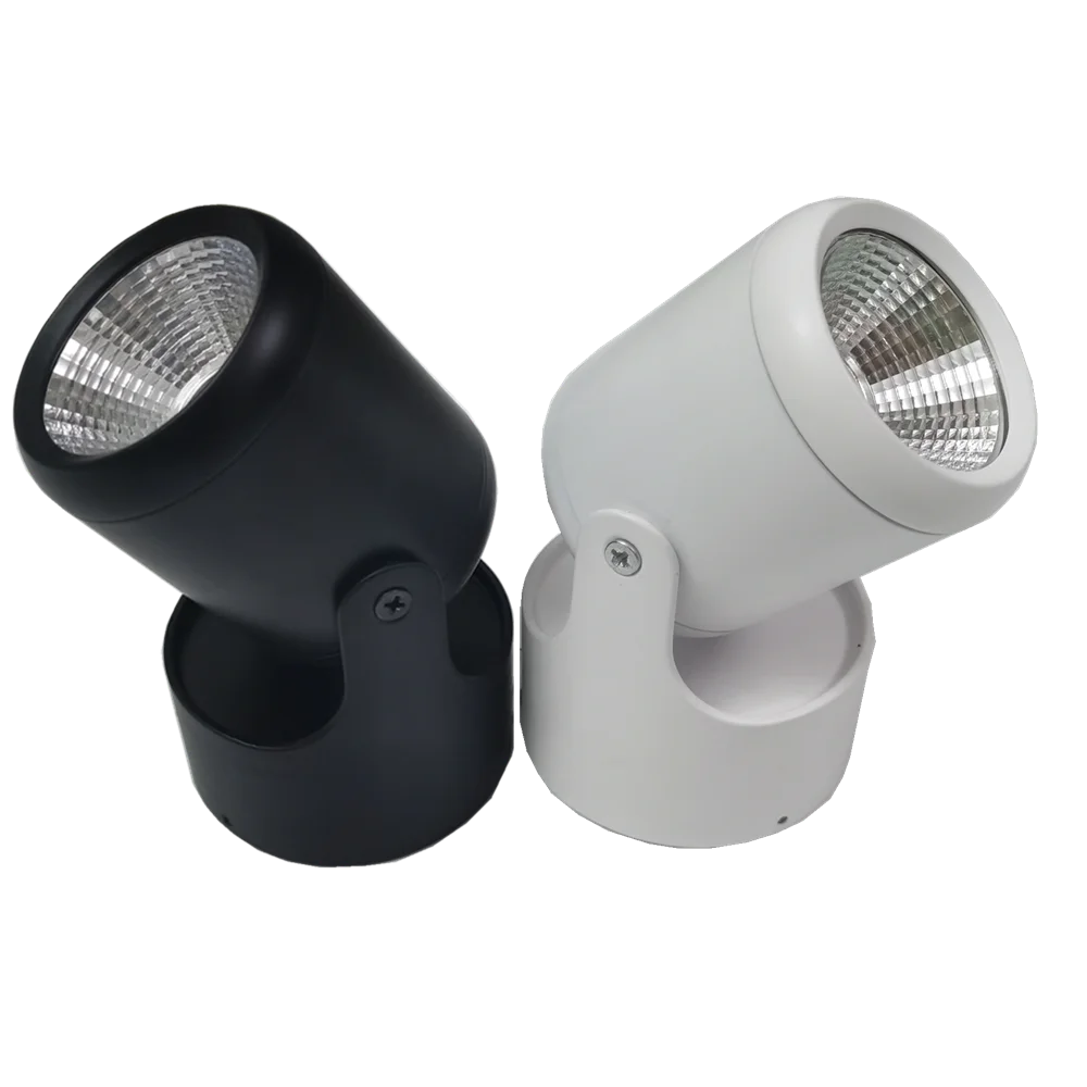 High quality Dimmable Rotating LED Downlights Surface Mounted adjustment COB AC85-265V 5W 10W 15W LED Ceiling Lamp Spot lights