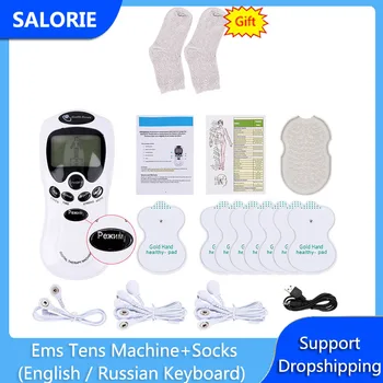 Electric Tens Machine Digital Therapy Machine with Socks Muscle Electrostimulator Tens Ems Massage Massager for Body Health Care
Electric Tens Machine Digital Therapy Machine with Socks Muscle Electrostimulator Tens Ems Massage Massager for Body Health Care