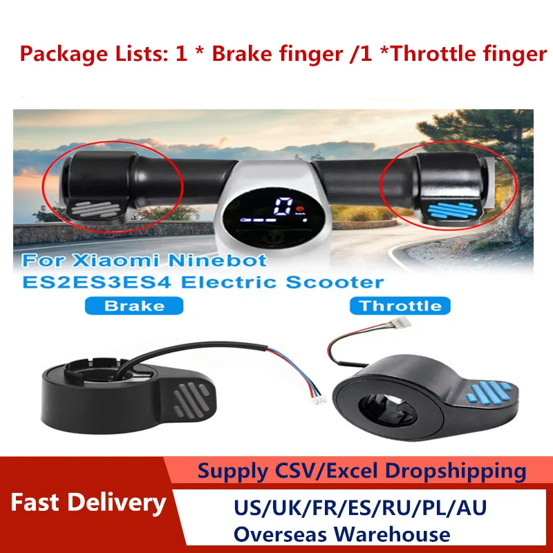 Universal Electric Scooter Accelerator Throttle E-bike Accelerator Brake Throttle for XIAOMI for Ninebot ES1 ES2 ES3 ES4
Universal Electric Scooter Accelerator Throttle E-bike Accelerator Brake Throttle for XIAOMI for Ninebot ES1 ES2 ES3 ES4