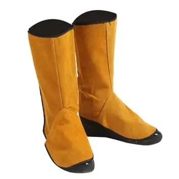 Durable Leather Foot Protector Flame Retardant Welding Spats Safety Boot Abrasion Flame Resistant Foot Safety Protection Welder
Durable Leather Foot Protector Flame Retardant Welding Spats Safety Boot Abrasion Flame Resistant Foot Safety Protection Welder