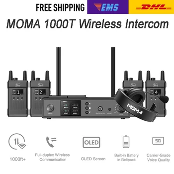 MOMA Mars1000T Wireless Transmission Intercom system Full-duplex Wireless Communication Talkback Conversation
MOMA Mars1000T Wireless Transmission Intercom system Full-duplex Wireless Communication Talkback Conversation