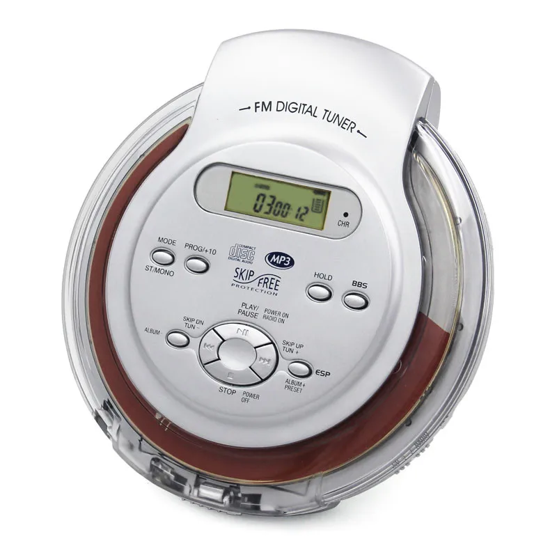 Портативный Проигрыватель CD walkman поддержка английского MP3 диска с гарнитурой