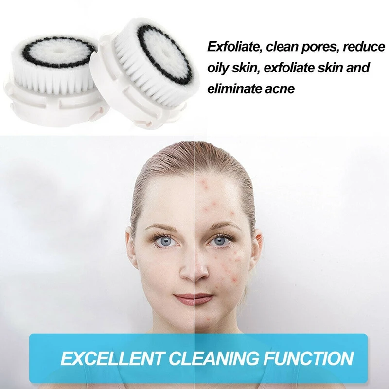 Sensitive Cleansing Face Brush Replacement Work - 5-In-1 Replacement Cleansing Brush Wash Face Replacement Brush Head (12 Packs)
Sensitive Cleansing Face Brush Replacement Work - 5-In-1 Replacement Cleansing Brush Wash Face Replacement Brush Head (12 Packs)