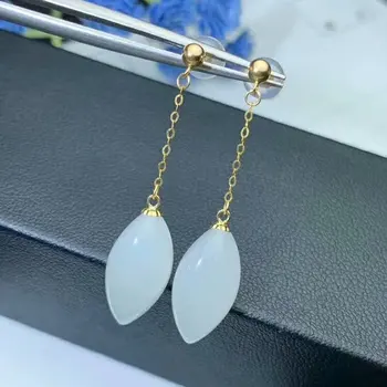 SHILOVEM 18k yellow gold Natural white Jasper drop earring classic fine Jewelry women wedding gift new 8*15mm myme0815666hby 
SHILOVEM 18k yellow gold Natural white Jasper drop earring classic fine Jewelry women wedding gift new 8*15mm myme0815666hby