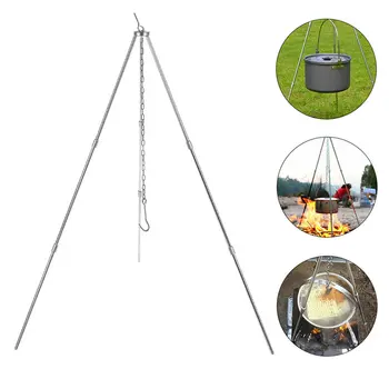 Camping Bonfire Tripod Portable Triangle Support Camping Bonfire Frame Cookware Triangle Support Camping Equipment U3
Camping Bonfire Tripod Portable Triangle Support Camping Bonfire Frame Cookware Triangle Support Camping Equipment U3