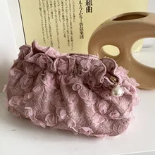 Purse Women Handbag FLAP Lace Vintage Hollow Out Casual Solid Zipper Girls Bag Cosmetic Bag
Purse Women Handbag FLAP Lace Vintage Hollow Out Casual Solid Zipper Girls Bag Cosmetic Bag