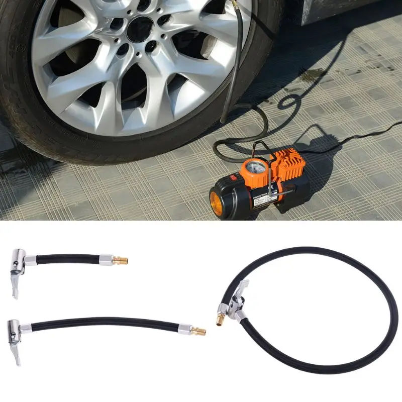 Car Tire Air Inflator Extension Hose Adapter Locking Air Chuck twist-on Lock connection with standard fine thread
Car Tire Air Inflator Extension Hose Adapter Locking Air Chuck twist-on Lock connection with standard fine thread