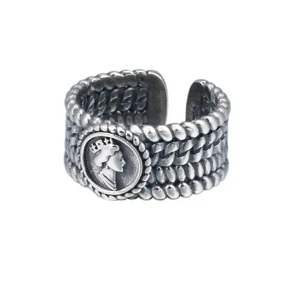 925 Sterling Silver Jewelry Smiley face Letter Empress Adjustable Ring Women Initial Statement Opening Toe Ring
925 Sterling Silver Jewelry Smiley face Letter Empress Adjustable Ring Women Initial Statement Opening Toe Ring